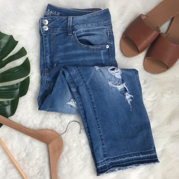American Eagle Outfitters Denim - American Eagle | Artist Crop Jeans 14